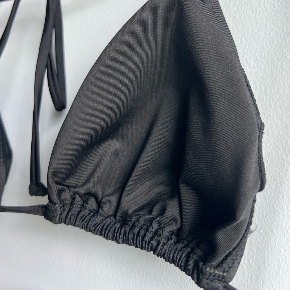 Volcom Juniors' Simply Solid Slide Triangle Bikini Top Size Large - Picture 5 of 8